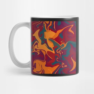 Crazy Seamless Liquid Pattern Mug